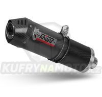 2 koncovky výfuku MIVV OVAL H.036.LEC Karbon / Karbonové víčko