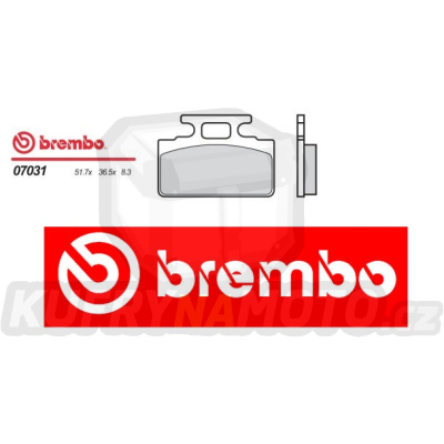 Brzdové destičky Brembo HONDA NH LEAD 50 r.v. Od 86 - 93 směs Originál Přední