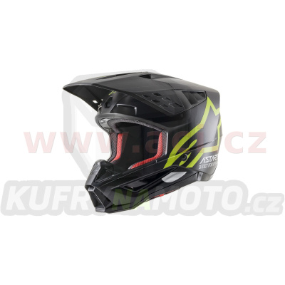 přilba S-M5 COMPASS, ALPINESTARS (matná černá/žlutá fluo) 2023