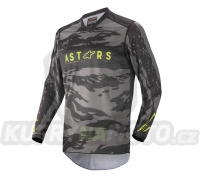 dres RACER TACTICAL, ALPINESTARS (černá/šedá maskáčová/žlutá fluo)