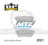 Destičky brzdové DP971 - DP BRAKES směs Premium Sinter OEM