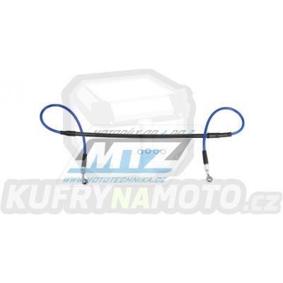 Hadice brzdová přední Z-WHEEL BRAKE HOSE - ZETA W61-12012 - Honda CR125+CR250+CRF250R+CRF450R + Yamaha YZ125+YZ250+YZF250+YZF450 - modrá