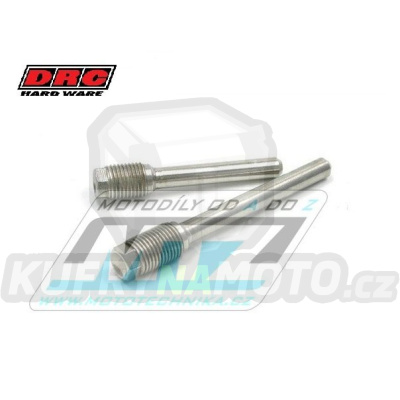 Sada nerezových čepů brzdiče Nissin - DRC Stainless Brake Pin Set - DRC D58-33-221 - 2 ks - Kawasaki KXF250 / 04-18 + KX250 / 19-24 + KXF450 / 06-18 + KX125+KX250/ 97-08 + KX450/ 19-23 + KLX450R/ 06-15 + Suzuki RMZ250 / 04-06
