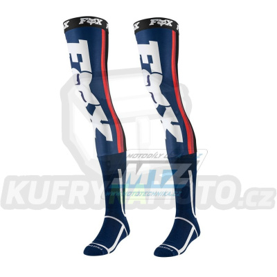 Podkolenky/Nadkolenky FOX LINC KNEE BRACE SOCK - červeno/modré - velikost L