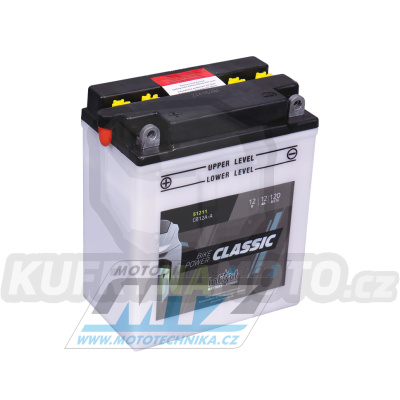 Baterie (akumulátor motocyklový) YB12A-A (12V-12Ah)