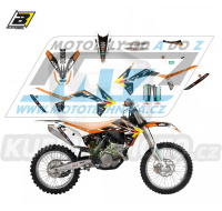 Polepy na motocykl (sada polepů Graphics) KTM EXC+EXCF / 12-13 + SX+SXF / 11-12 - typ polepů Replica KTM Trophy