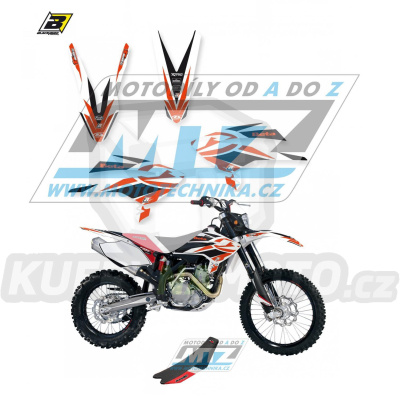 Polepy s potahem sedla (sada polepů a potah sedla Dream) - Beta RR 4T / 05-06 - typ polepů Dream4