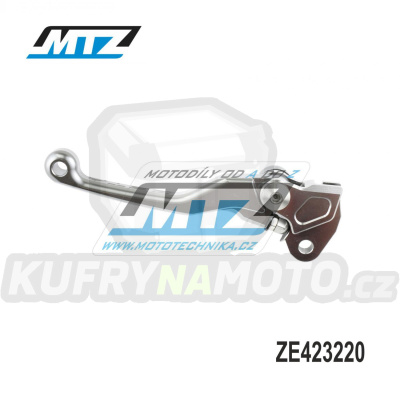 Páčka spojky výklopná MTZ FLEX-CP (4-prsté provedení) - Kawasaki KX65 / 00-21 + KX80+KX85 / 98-21 + KX125 / 90-05 + KX250 / 90-04 + KXF250 / 04 + Suzuki RMZ250 / 04,07-20 + RMZ450 / 05-20