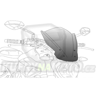 Plexi štít PUIG NEW. GEN TOURING 9462W průhledný