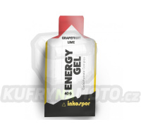 energetický gel Inkospor Energy gel Grapefruit-lime 40 g INKOSPOR