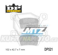 Destičky brzdové DP521 - DP BRAKES směs Premium Sinter OEM