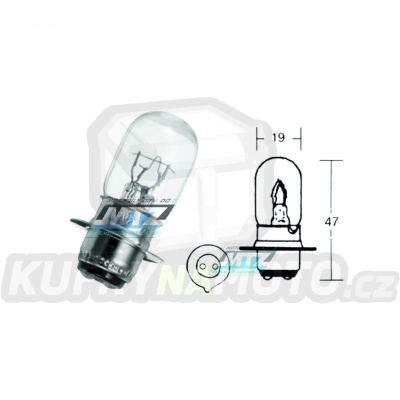 Žárovka H6M 12V 25/25W P15d-25-1