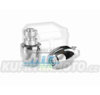 Koncovky/závaží řidítek TRW Lucas STEEL - pochromované (pro vnitřní průměr řidítek ¤18mm)