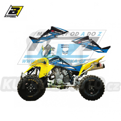 Polepy na čtyřkolku (sada polepů Dream) Suzuki LTZ400 / 03-10 - typ polepů Dream2 - modrá barevná varianta