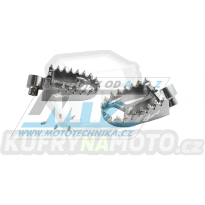 Stupačky UFO Racing Alu - Yamaha YZ125+YZ250 / 98-25 + YZF250+YZF450 + YZF250X+YZF450X + YZ125X+YZ250X + WRF250+WRF400+WRF426+WRF450 + 700 Tenere + Honda+Gas-Gas+TM