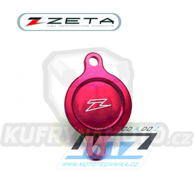 Víko olejového filtru - ZETA ZE90-1253 - Suzuki RMZ250 / 07-25 + RMZ450 / 05-25 + RMX450Z / 10-19 - červené