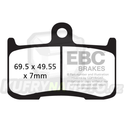 Brzdové destičky EBC FA347HH