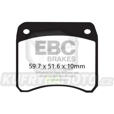 Brzdové destičky EBC FA016S