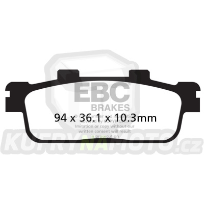 Brzdové destičky EBC SFA427