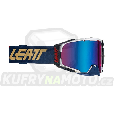 LEATT VELOCITY 6.5 BRÝLE IRIZ GOGGLE ROYAL BLUE UC 26% NAVY / WHITE-8021700180-akce