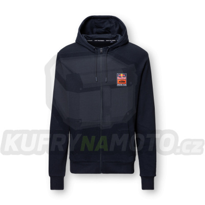 Mikina KTM LOGO ZIP tmavě modrá KTM24099