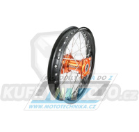 Kolo kompletní zadní 1,85x16" (oranžový náboj / černý ráfek) - KTM 85SX / 12-20 + Husqvarna TC85 / 14-20