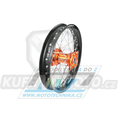 Kolo kompletní zadní 1,85x16&quot; (oranžový náboj / černý ráfek) - KTM 85SX / 12-20 + Husqvarna TC85 / 14-20