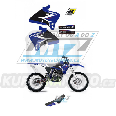 Polepy s potahem sedla (sada polepů a potah sedla Dream) - Yamaha YZF250+YZF400+YZF426 / 98-02 - typ polepů Dream4