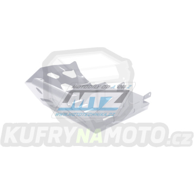 Kryt pod motor hliníkový Dual Sport -  KTM 950 Adventure / 02-06 + 990 Adventure / 06-12 - barva stříbrná Ice Polished