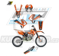 Polepy s potahem sedla (sada polepů a potah sedla Dream) - KTM 85SX / 06-12 - typ polepů Dream4