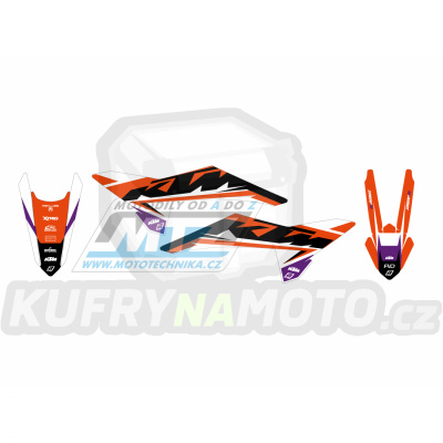Polepy na motocykl (sada polepů Dream5) KTM SX+SXF / 25 - typ polepů Dream5