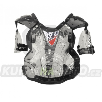 Chránič hrudi POLISPORT XP2 JUNIOR kouřově černá/černá/kouřově černá