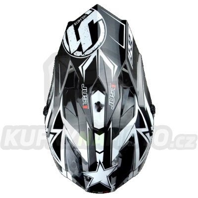 Kšilt JUST1 J32 MOTO X bílý