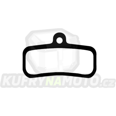 brzdové destičky pro systémy SHIMANO/TRP, FULL STOP (semi-metalická směs, základna z ALU slitiny) sada 2 ks