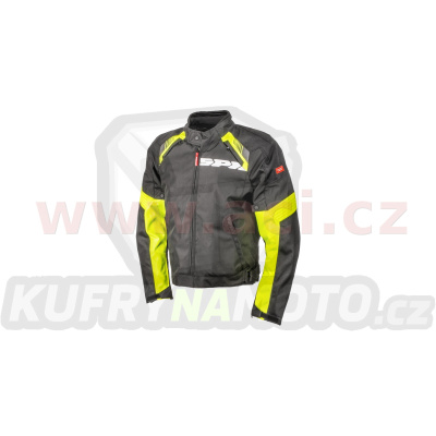 bunda FLASH EVO H2OUT, SPIDI (černá/žlutá fluo)