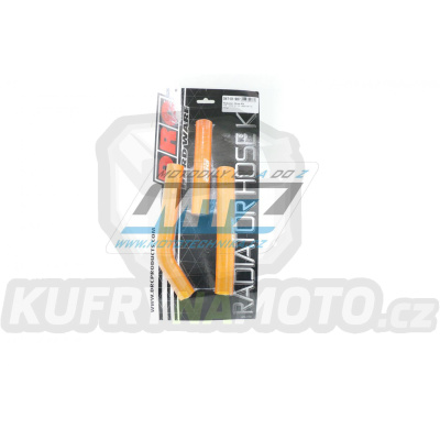 Hadice chladiče DRC RADIATOR HOSE KIT - DRC D47-01-987 - KTM 125SX + 144SX + 150SX / 07-10 - oranžové (sada 3ks)