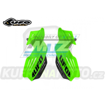 Kryty páček Ufo Vulcano+ALU - včetně montážního kitu - FLUO zelené