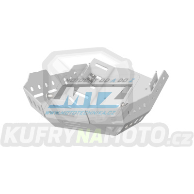 Kryt pod motor hliníkový Dual Sport - Honda NC750X / 21-23  - (není určeno pro verze s dvojitou spojkou!) - barva stříbrná Ice Polished