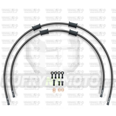 STANDARD Hadice přední brzdy sada Venhill POWERHOSEPLUS SUZ-5010FB-BK (2 hadice v sadě) černé hadice, černé koncovky