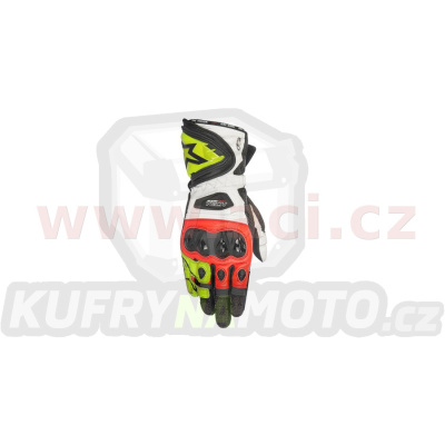 rukavice SUPERTECH, ALPINESTARS (černá/žlutá fluo/červená) 2024