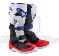 boty TECH 3, ALPINESTARS (bílá/černá/modrá/červená) 2024