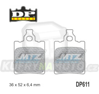 Destičky brzdové DP Brakes DP611 - směs Premium OEM Sinter