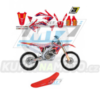 Polepy s potahem sedla (sada polepů a potah sedla Graphics) - Honda CRF450R / 05-08 - typ polepů Replica Team HRC