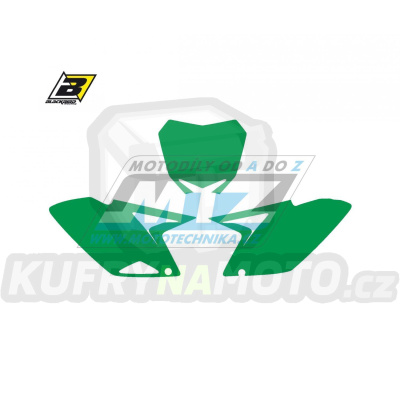 Polepy číslových tabulek (vystřižené) - Suzuki RMZ250 / 10-18 - barva zelená