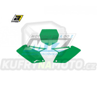 Polepy číslových tabulek (vystřižené) - Suzuki RMZ250 / 07-09 - barva zelená