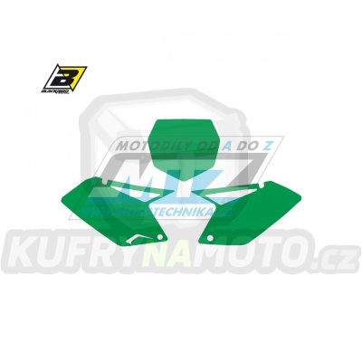 Polepy číslových tabulek (vystřižené) - Suzuki RMZ250 / 07-09 - barva zelená