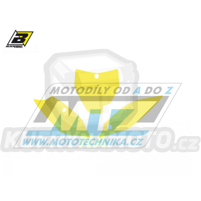 Polepy číslových tabulek (vystřižené) - Husqvarna TC85 / 14-17 - barva žlutá