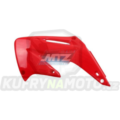 Spojler levý Honda CR125+CR250 / 02-07- barva červená - VÝPRODEJ