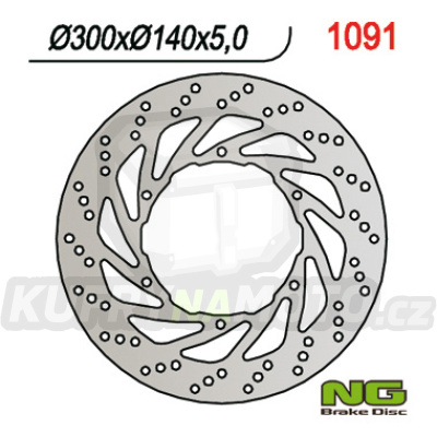Brzdový kotouč moto NG 1091