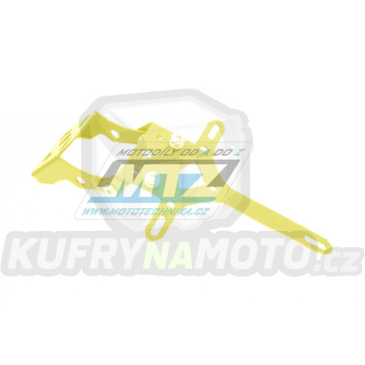 Držák registrační značky SPZ Dual Sport - Benelli TRK502 / 17-24 +TRK502X / 18-24 +TNT125 / 17-19 + Keeway RKF125 / 18-19 - barva žlutá